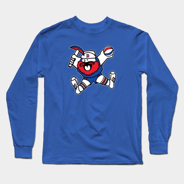 Denver Nuggets Miner Long Sleeve T-Shirt by Aurver